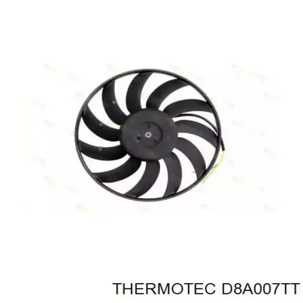 Вентилятор радіатора охолодження, лівий D8A007TT THERMOTEC