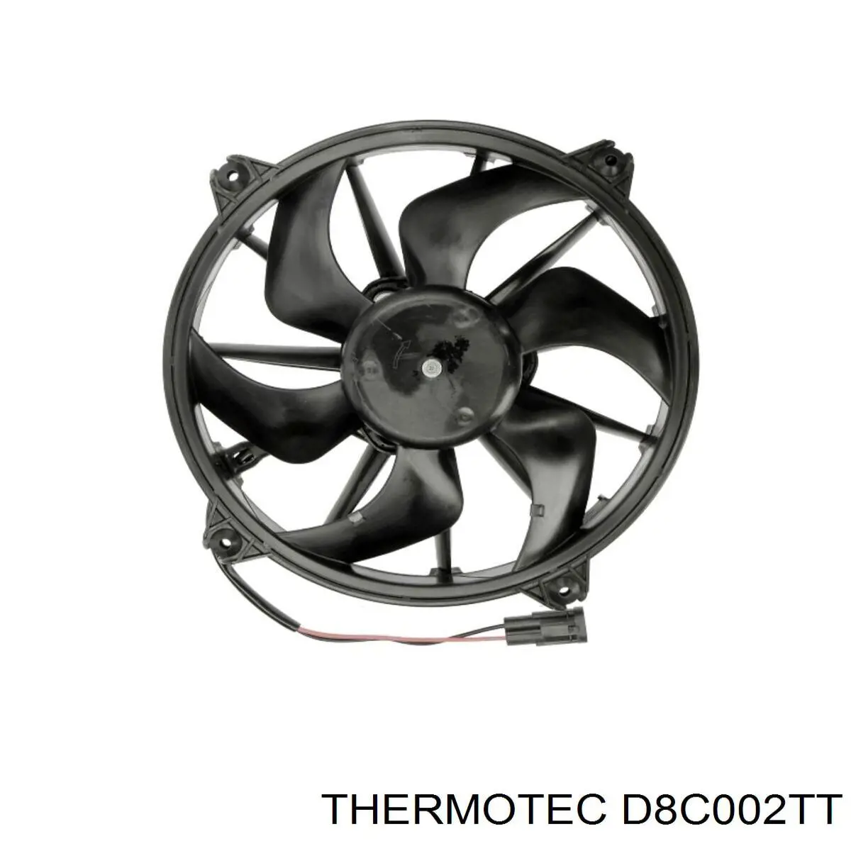 D8C002TT Thermotec електровентилятор охолодження в зборі (двигун + крильчатка)