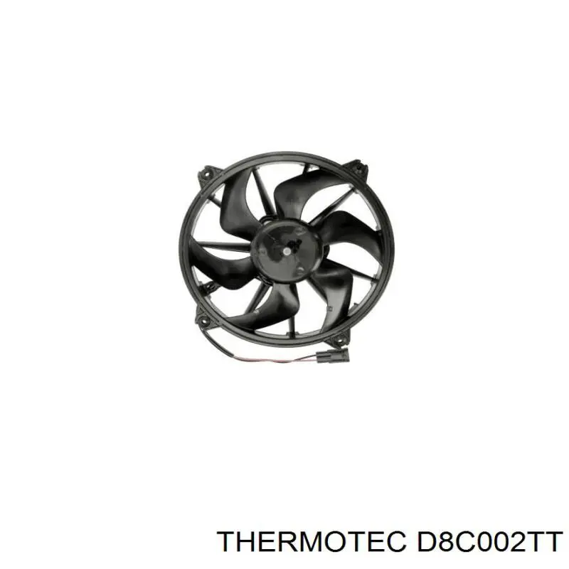 Купити D8C002TT Thermotec Електровентилятор охолодження в зборі (двигун + крильчатка)