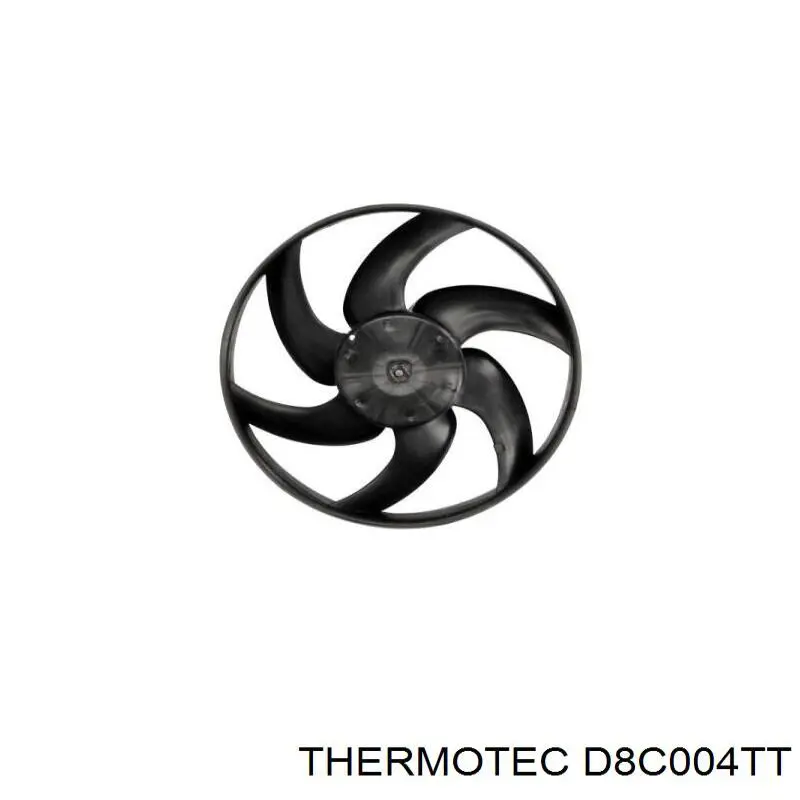 Купити D8C004TT Thermotec Електровентилятор охолодження в зборі (двигун + крильчатка)