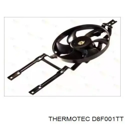 D8F001TT Thermotec електровентилятор охолодження в зборі (двигун + крильчатка)