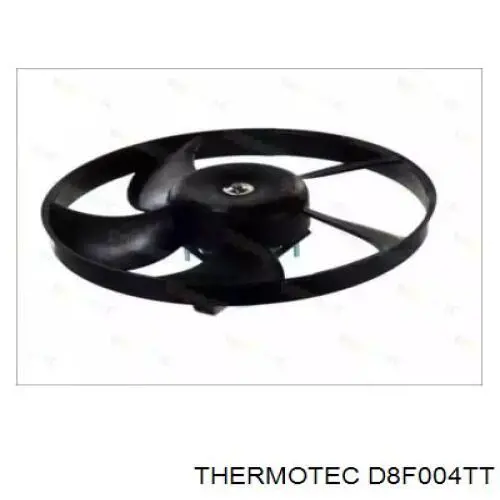 D8F004TT Thermotec електровентилятор охолодження в зборі (двигун + крильчатка)