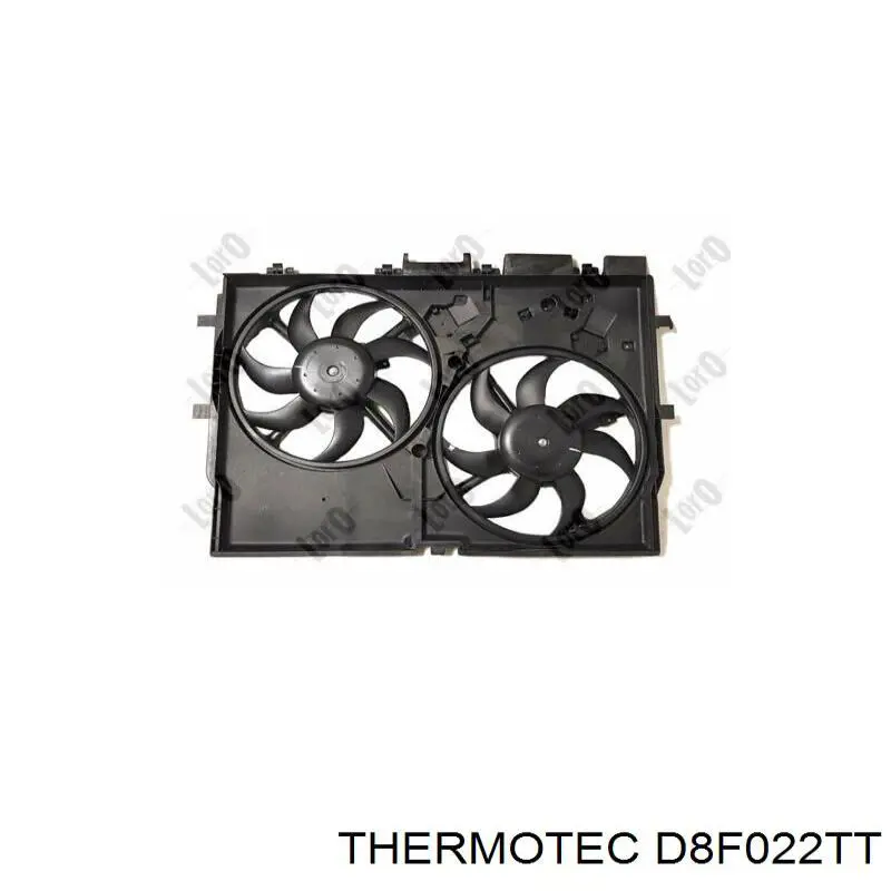 Дифузор радіатора охолодження, в зборі з двигуном і крильчаткою Thermotec D8F022TT ціна, від 151.45 USD