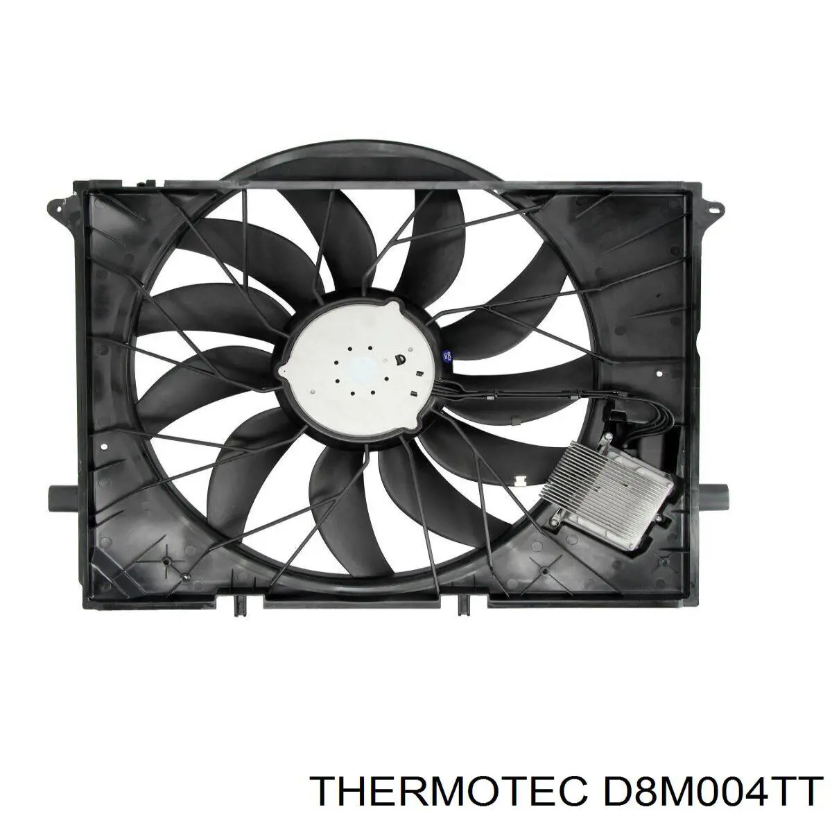 D8M004TT Thermotec дифузор радіатора охолодження, в зборі з двигуном і крильчаткою