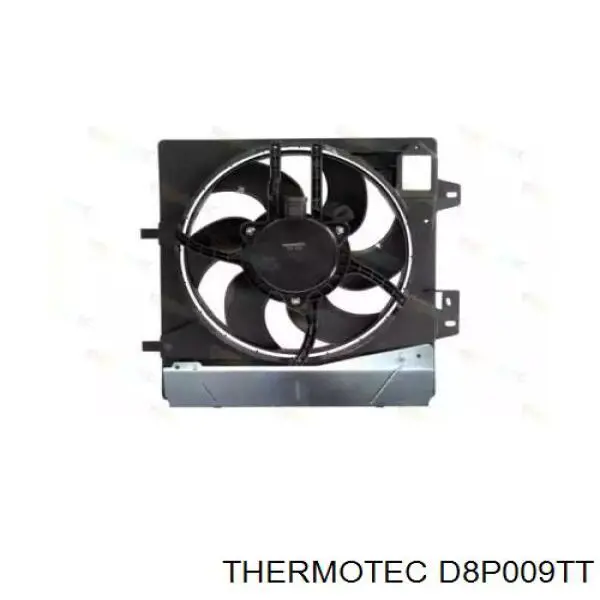 Дифузор радіатора охолодження, в зборі з двигуном і крильчаткою Thermotec D8P009TT ціна, від 63.88 USD