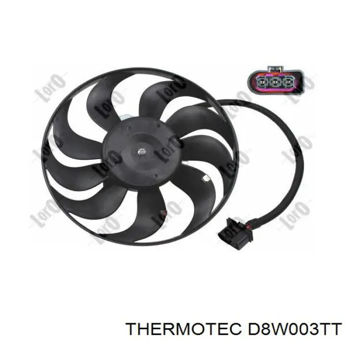 Вентилятор радіатора Thermotec D8W003TT ціна, від 32.28 USD