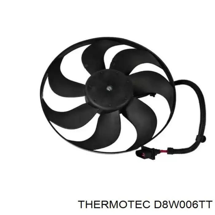 Купити D8W006TT Thermotec Електровентилятор охолодження в зборі (двигун + крильчатка)