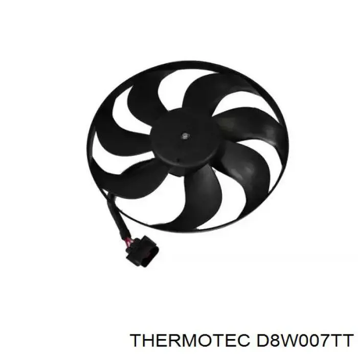 Купити D8W007TT Thermotec Електровентилятор охолодження в зборі (двигун + крильчатка)