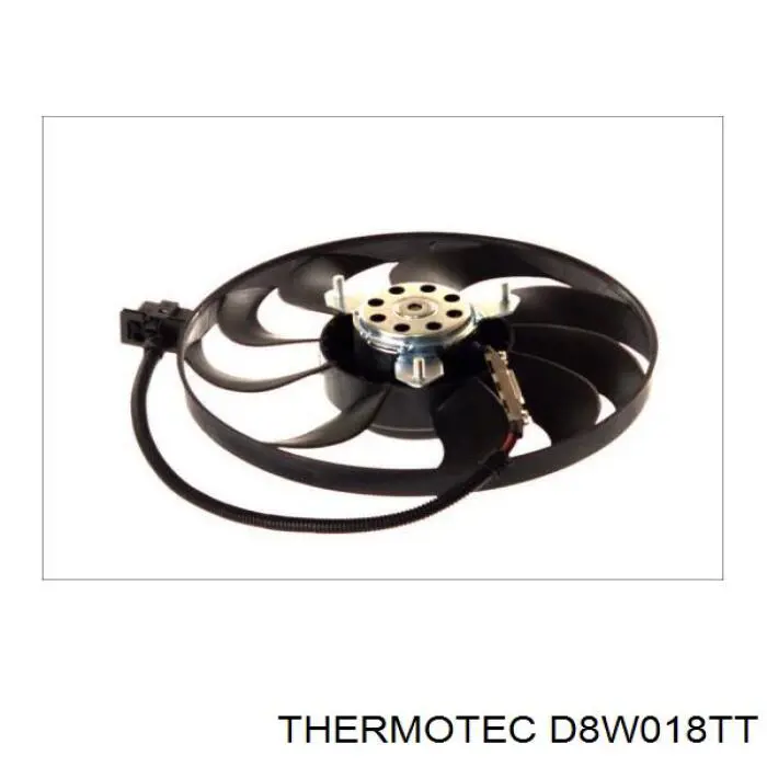 D8W018TT Thermotec електровентилятор охолодження в зборі (двигун + крильчатка)