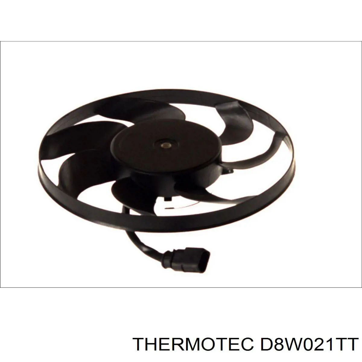 D8W021TT Thermotec електровентилятор охолодження в зборі (двигун + крильчатка, правий)