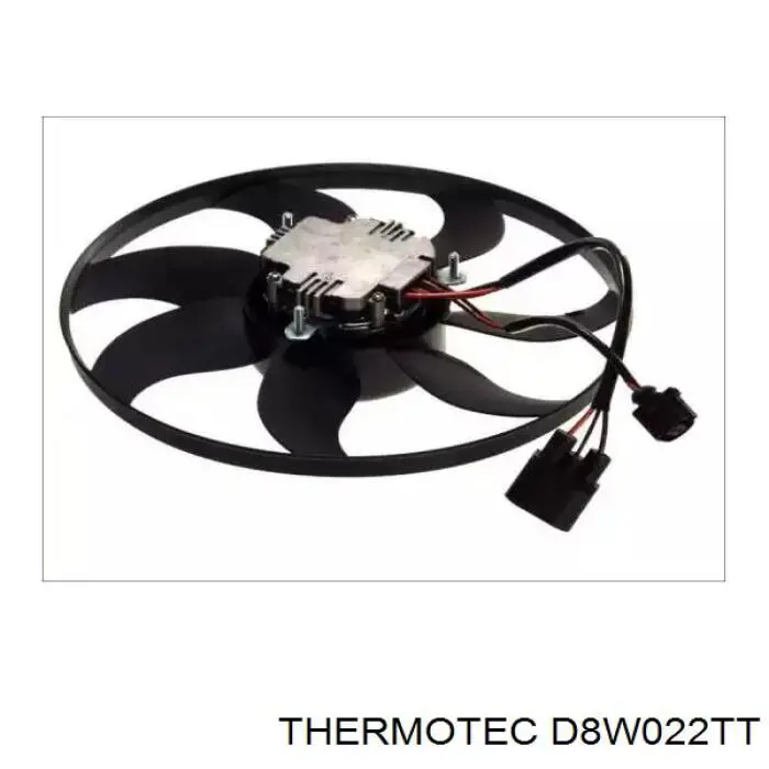 Купити D8W022TT Thermotec Електровентилятор охолодження в зборі (двигун + крильчатка), лівий
