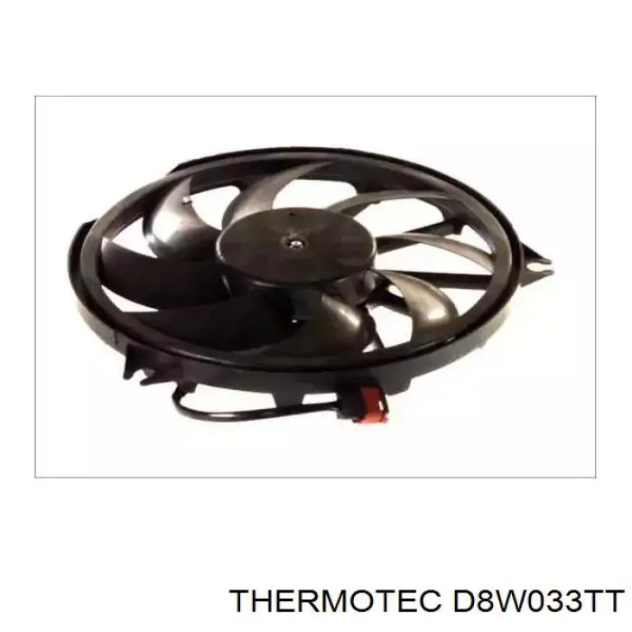 Купити D8W033TT Thermotec Електровентилятор охолодження в зборі (двигун + крильчатка)