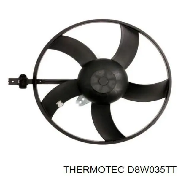 Електровентилятор охолодження в зборі (двигун + крильчатка) D8W035TT Thermotec