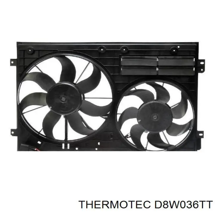 Купити D8W036TT Thermotec Електровентилятор охолодження в зборі (двигун + крильчатка), лівий