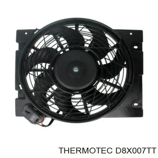 D8X007TT Thermotec дифузор радіатора охолодження, в зборі з двигуном і крильчаткою