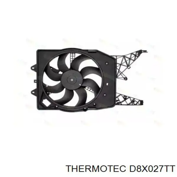 Вентилятор/крильчатка радіатора охолодження D8X027TT Thermotec