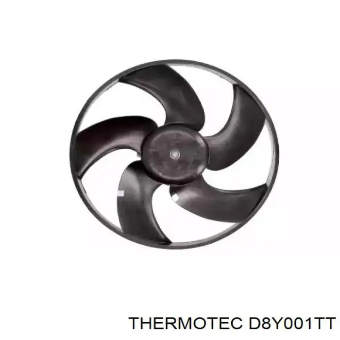 Купити D8Y001TT Thermotec Електровентилятор охолодження в зборі (двигун + крильчатка)
