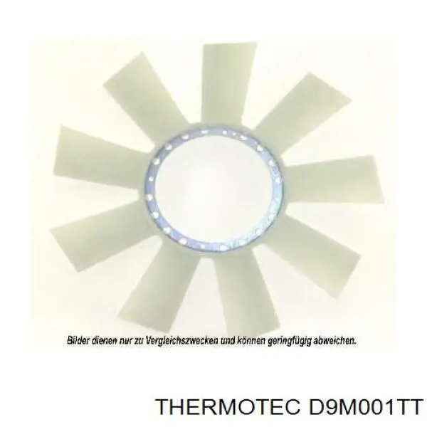 D9M001TT Thermotec вентилятор/крильчатка радіатора охолодження