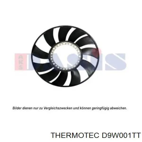 Вентилятор/крильчатка радіатора охолодження Thermotec D9W001TT ціна, від 14.68 USD