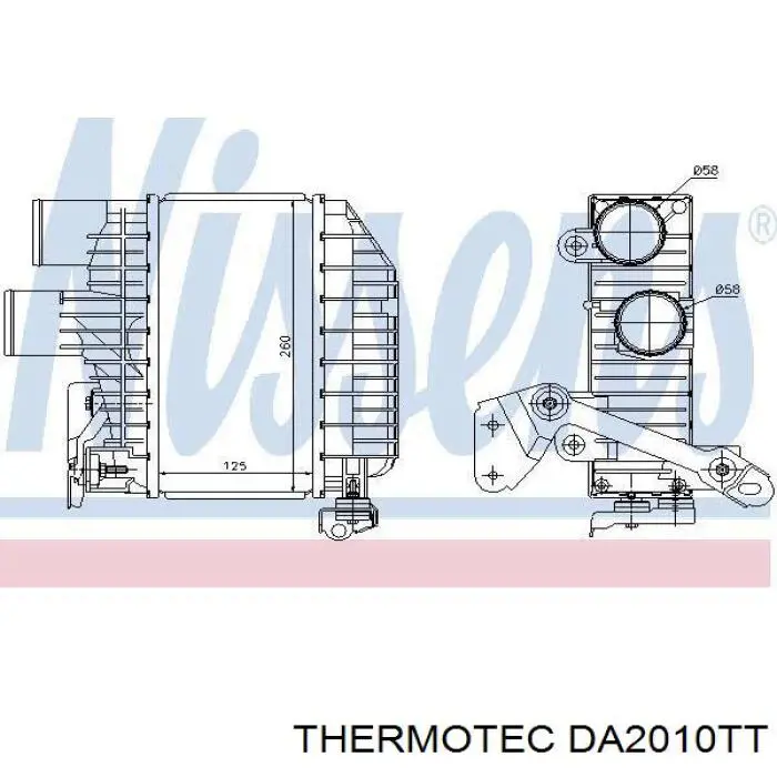 Купити 620808 Hart Радіатор интеркуллера