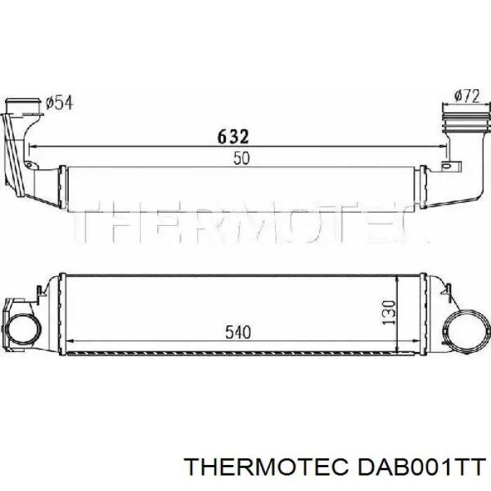Система охолодження наддувочного повітря Thermotec DAB001TT ціна, від 99.08 USD