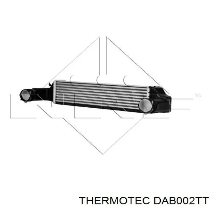 Купити DAB002TT Thermotec Радіатор интеркуллера