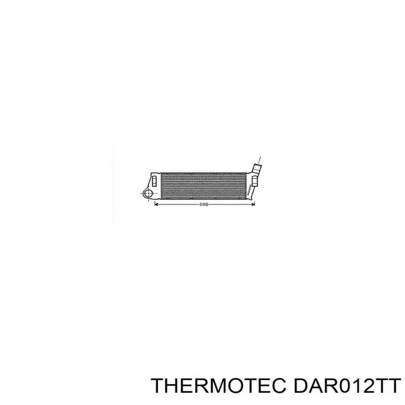 DAR012TT Thermotec радіатор интеркуллера