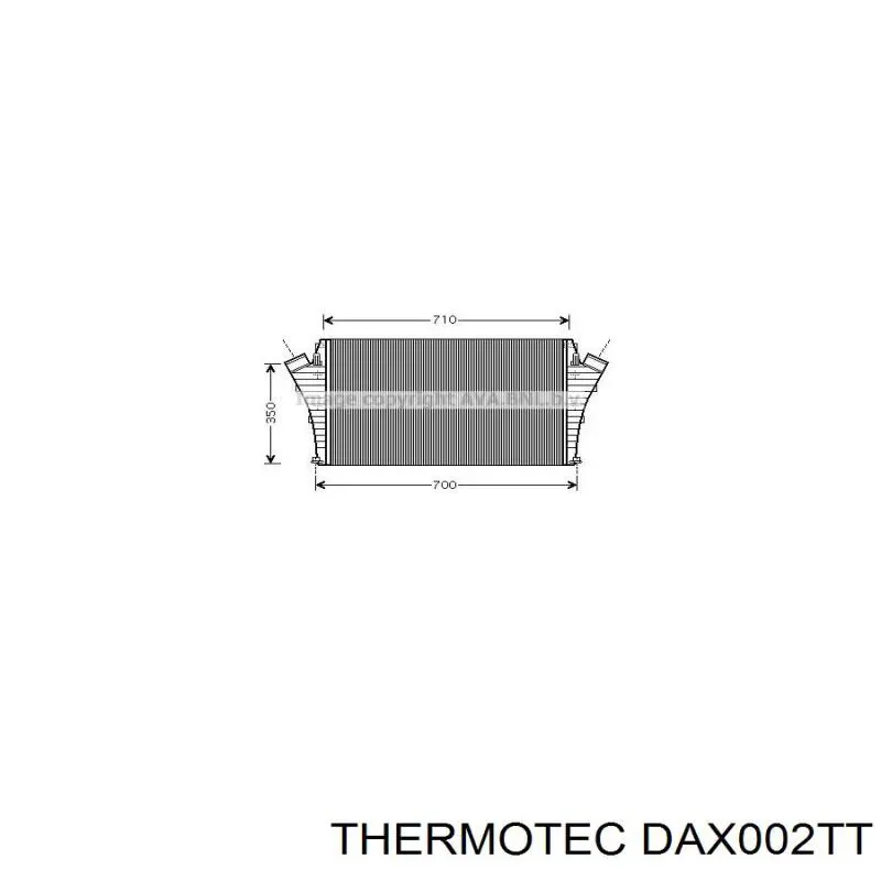 Купити DAX002TT Thermotec Радіатор интеркуллера
