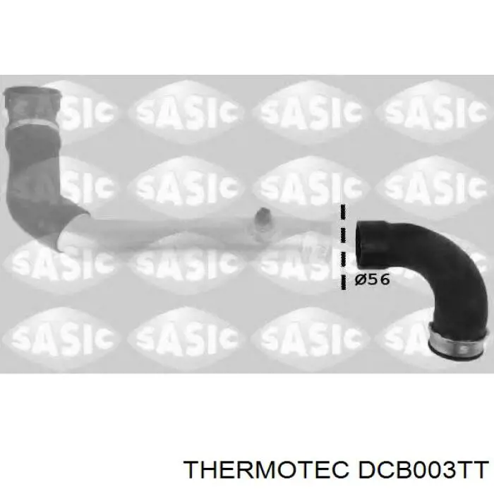 Купити DCB003TT Thermotec Шланг/патрубок интеркуллера
