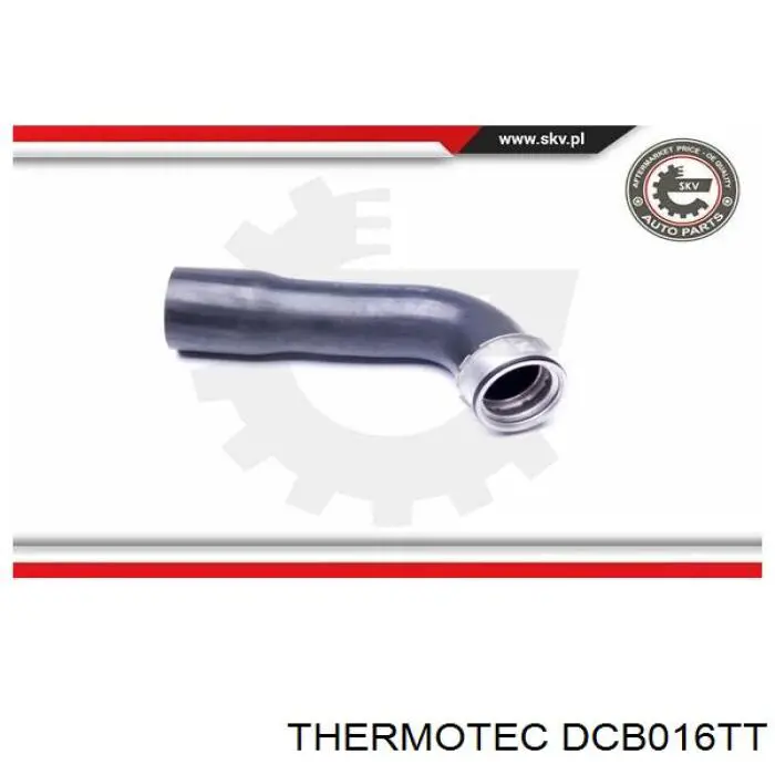 DCB016TT Thermotec шланг/патрубок интеркуллера, верхній лівий