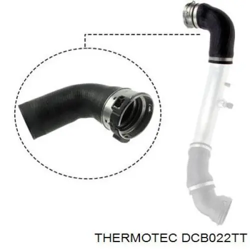 Шланг/патрубок интеркуллера Thermotec DCB022TT ціна, від 22.52 USD