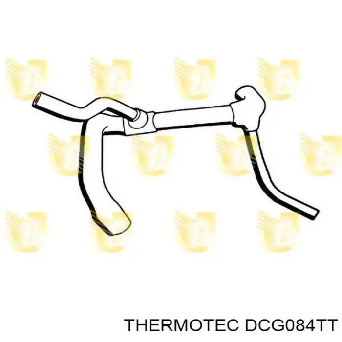 DCG084TT Thermotec шланг/патрубок радіатора охолодження, нижній
