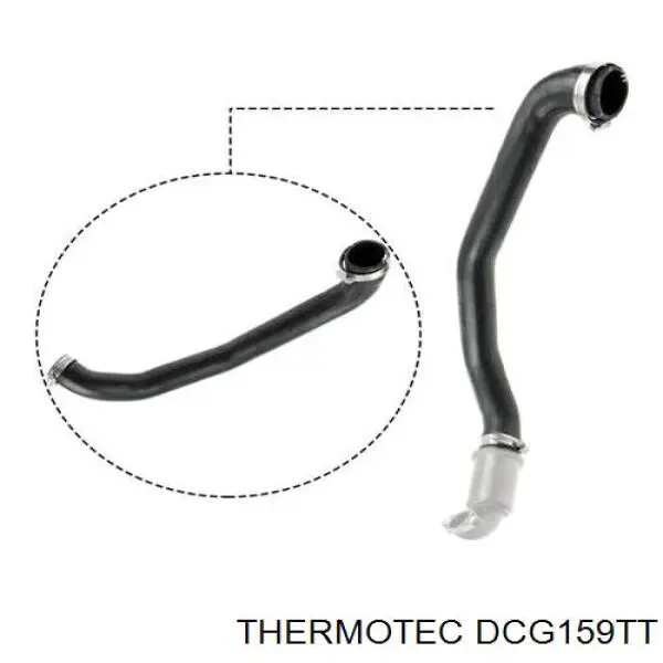 Шланг/патрубок интеркуллера Thermotec DCG159TT ціна, від 26.31 USD