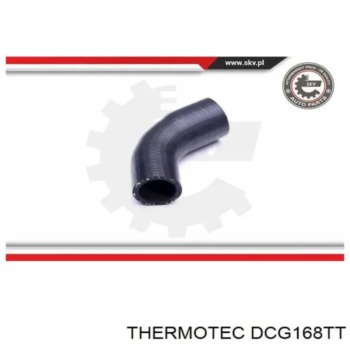 DCG168TT Thermotec шланг/патрубок интеркуллера, нижній лівий