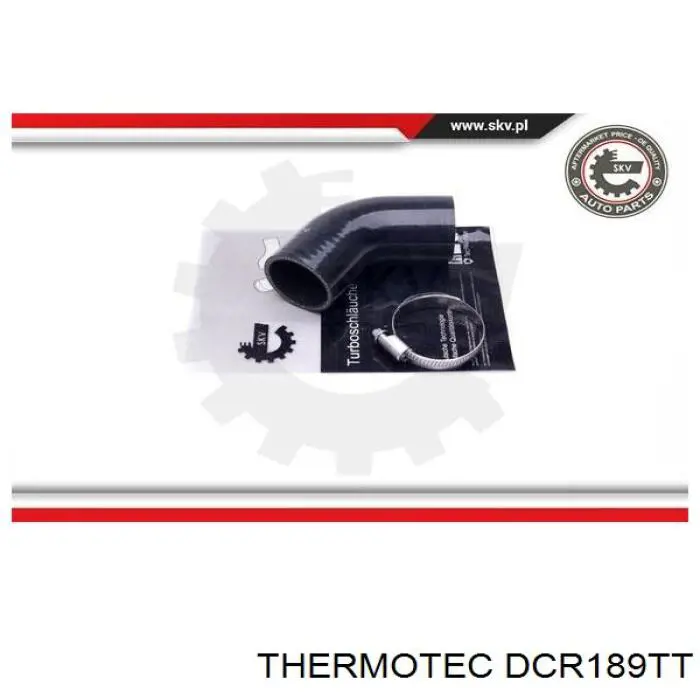 DCR189TT Thermotec шланг/патрубок интеркуллера, нижній лівий