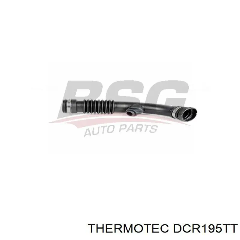 Патрубок повітряний, вихід з турбіни (наддув) Thermotec DCR195TT ціна, від 35.33 USD