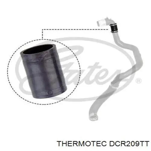 Шланг/патрубок интеркуллера DCR209TT Thermotec