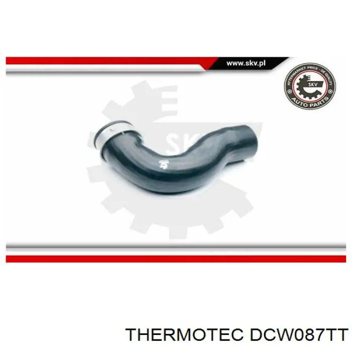 Патрубок повітряний, дросельної заслінки Thermotec DCW087TT ціна, від 23.51 USD
