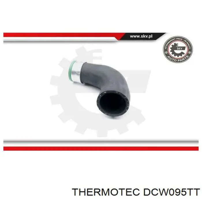 Патрубок повітряний, вихід з турбіни (наддув) Thermotec DCW095TT ціна, від 35.51 USD