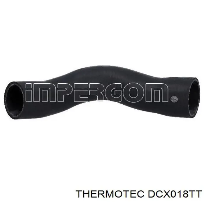DCX018TT Thermotec шланг/патрубок интеркуллера, верхній лівий