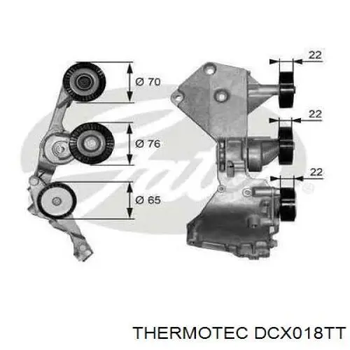 DCX018TT Thermotec Трубка, що нагнітається