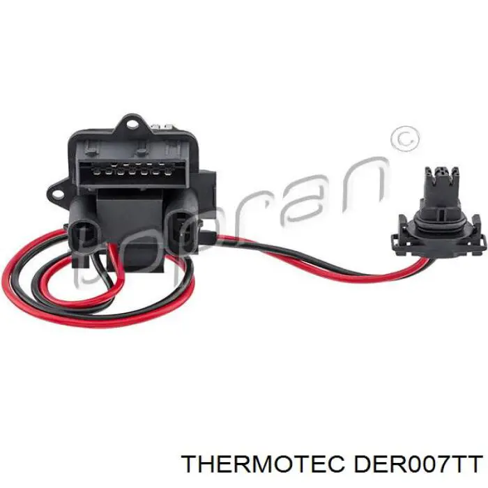 DER007TT Thermotec резистор (опір пічки, обігрівача салону)