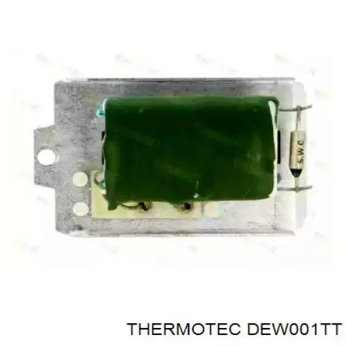 DEW001TT Thermotec резистор (опір пічки, обігрівача салону)