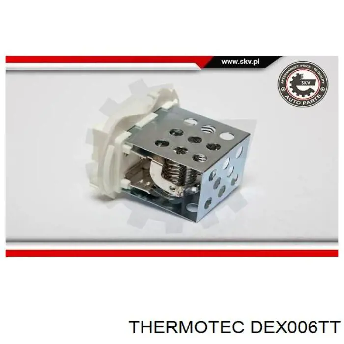 DEX006TT Thermotec резистор (опір пічки, обігрівача салону)