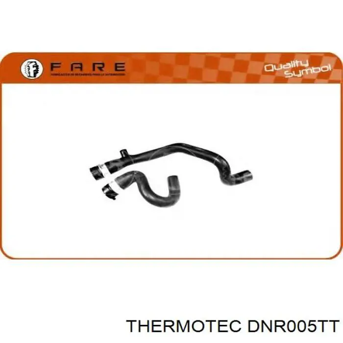 Купити DNR005TT Thermotec Шланг радіатора опалювача/пічки, подача