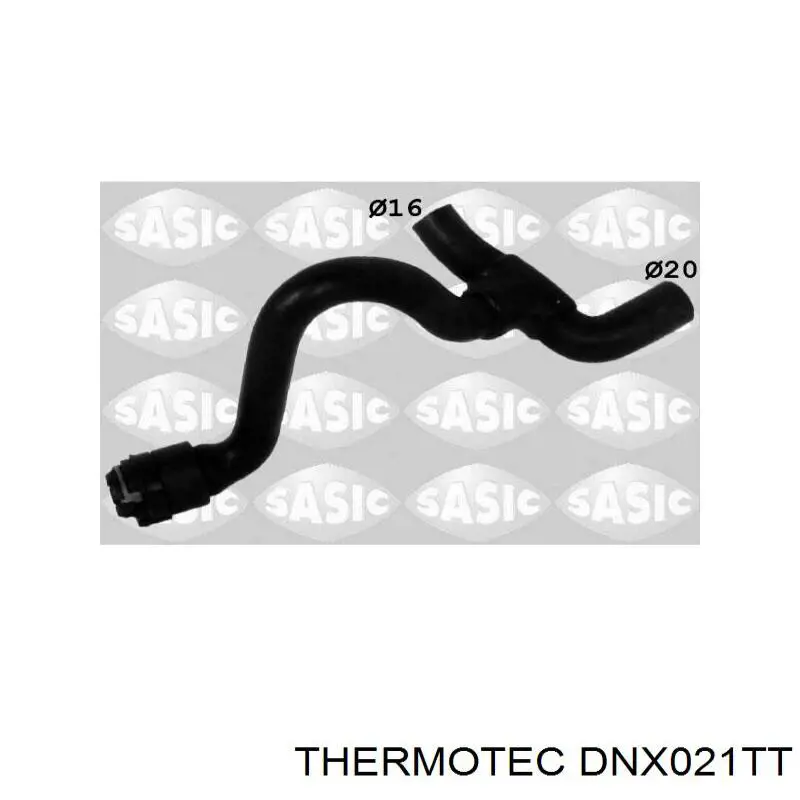 DNX021TT Thermotec шланг радіатора опалювача/пічки, подача