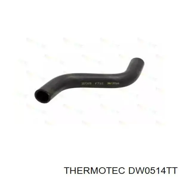 Шланг/патрубок радіатора охолодження, верхній Thermotec DW0514TT ціна, від 4.23 USD