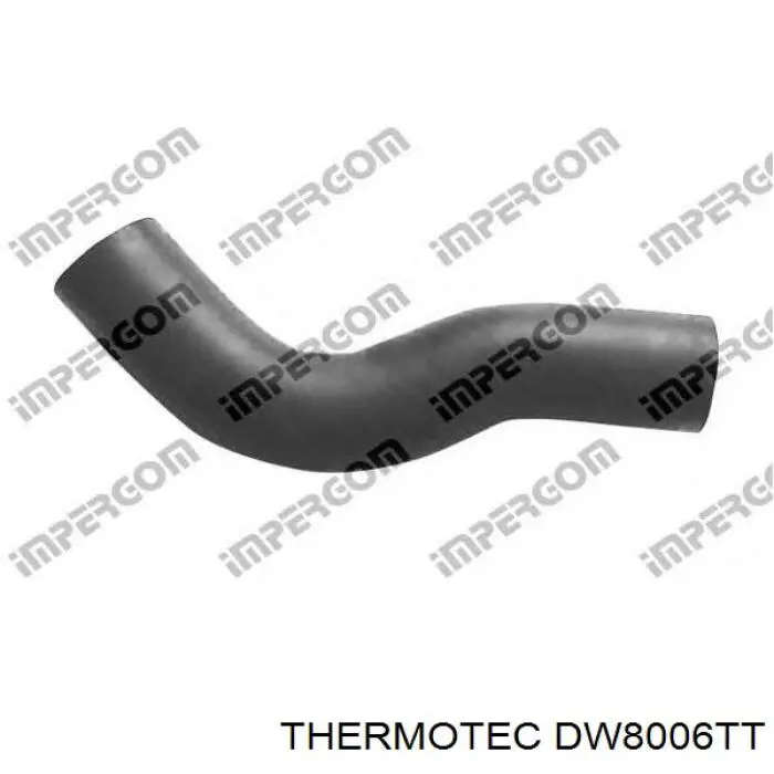 Шланг/патрубок радіатора охолодження, верхній Thermotec DW8006TT ціна, від 4.53 USD