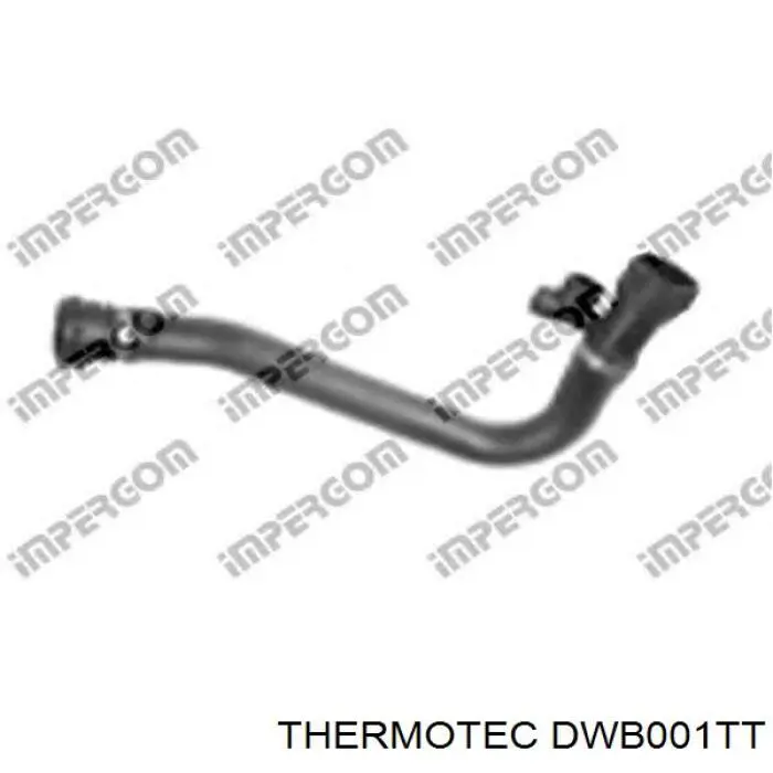 Шланг/патрубок радіатора охолодження, верхній Thermotec DWB001TT ціна, від 27.12 USD