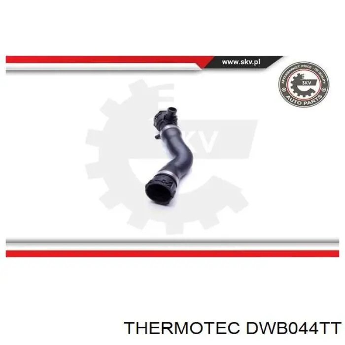 Купити DWB044TT Thermotec Шланг/патрубок радіатора охолодження, верхній